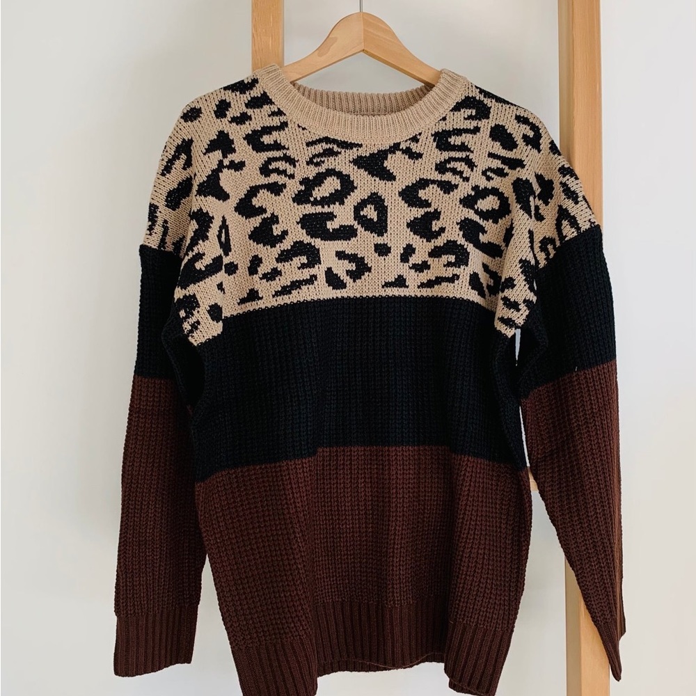NEW! Color Block Sweater